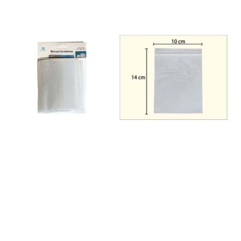 GENERICO - Bolsa Hermetica 14X10Cm Cocina Transparente 50Pcs