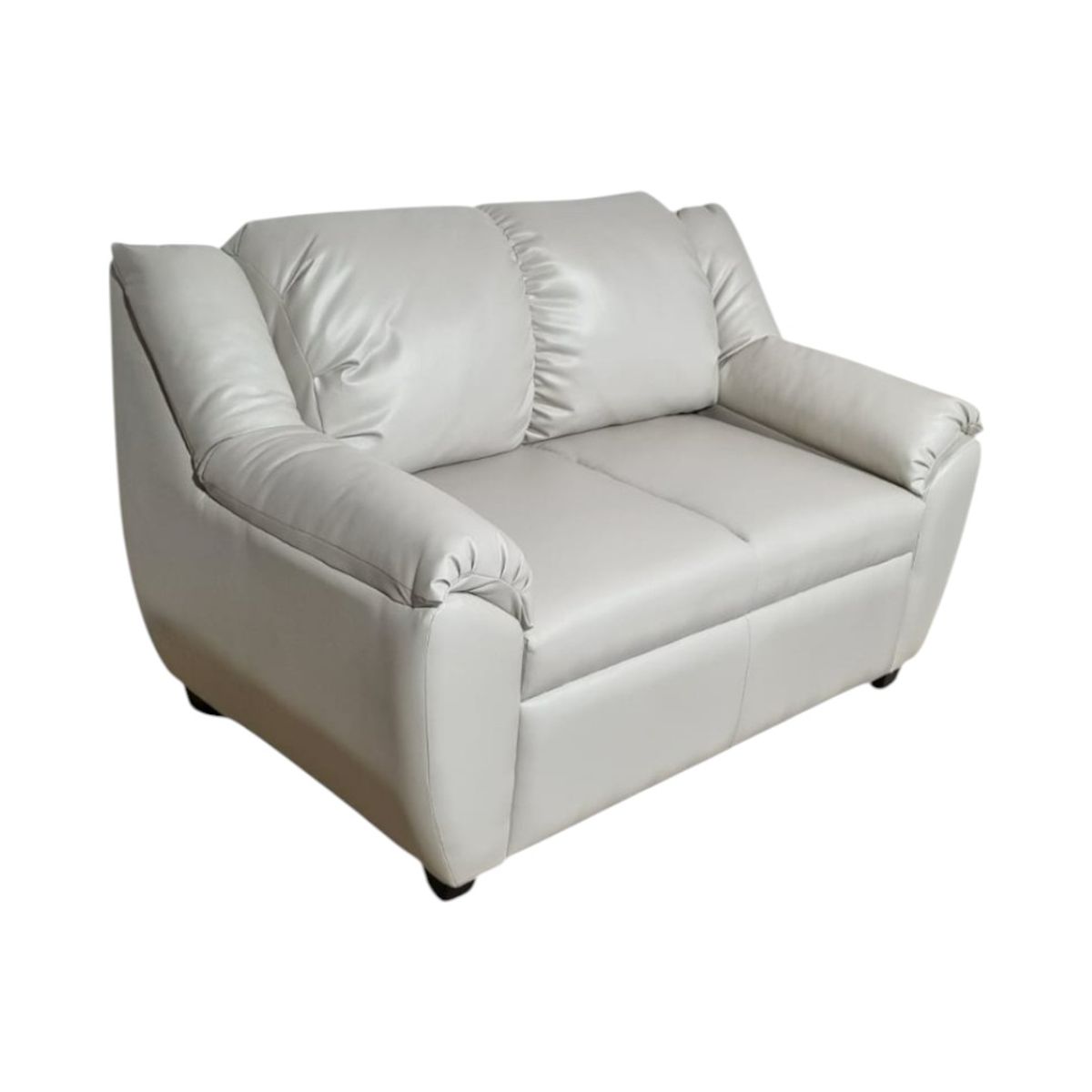 DISEÑOS VALESTRINI - SOFA BRASIL DOS CUERPOS EN ECOCUERO BEIGE