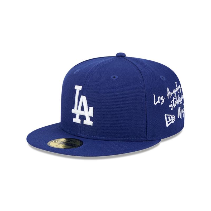NEW ERA - Gorra 59Fifty Los Angeles Dodgers MBL Team Verbiage Dk Blue