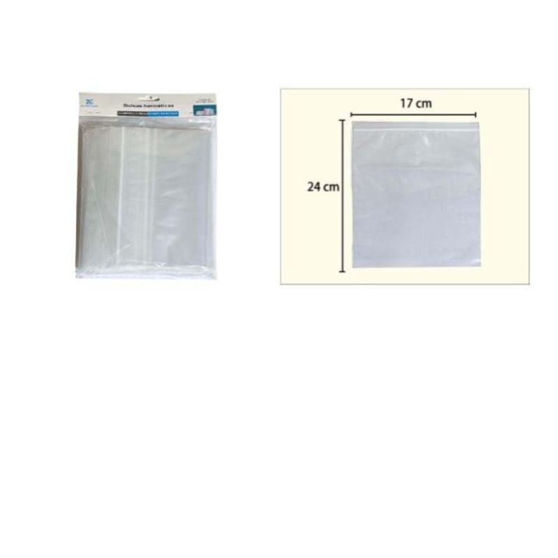 GENERICO - Bolsa Hermetica 17X24Cm Cocina Transparente 50Pcs