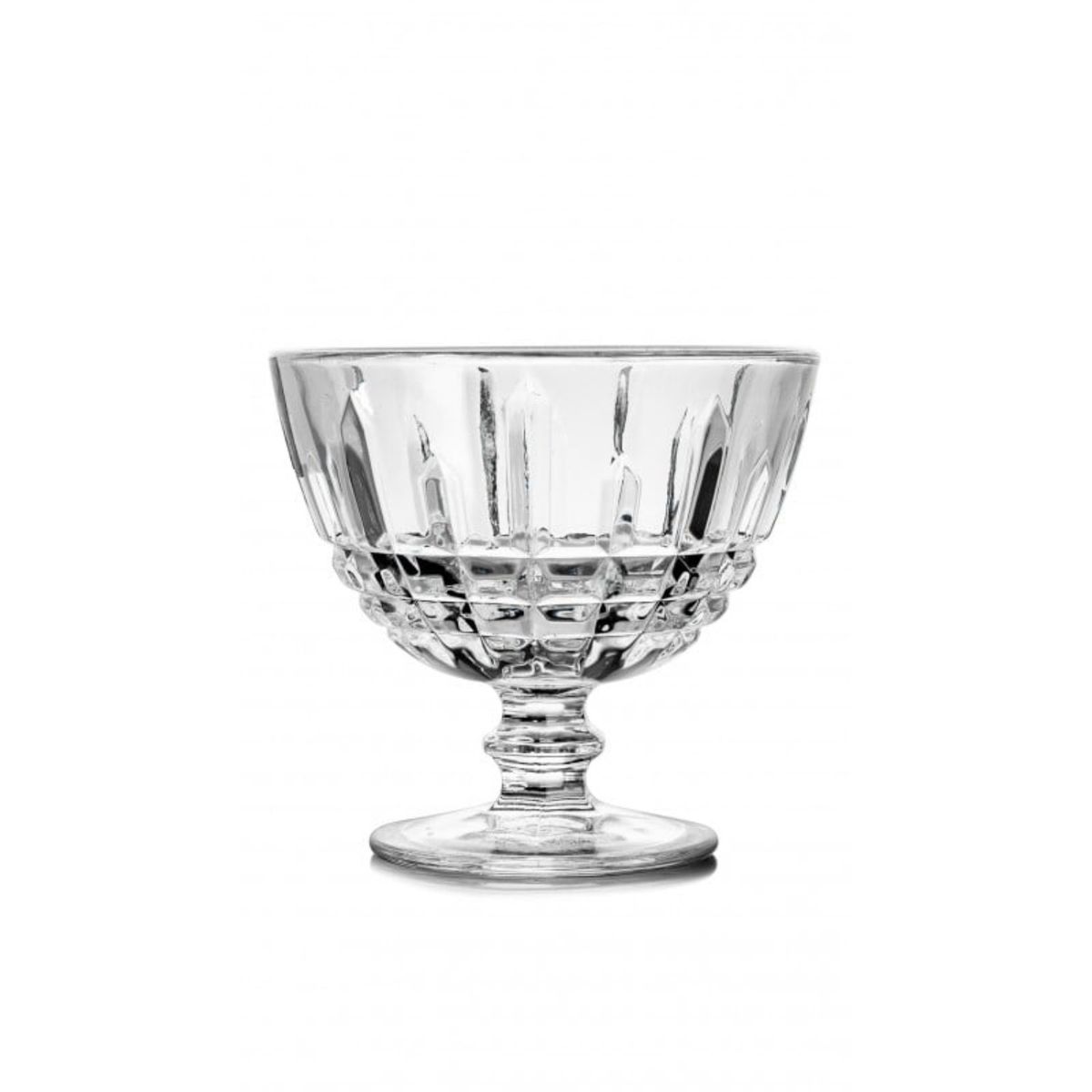 FTA - Set 6 Copas Helado 28,6cl Vintage Vidrio FTA