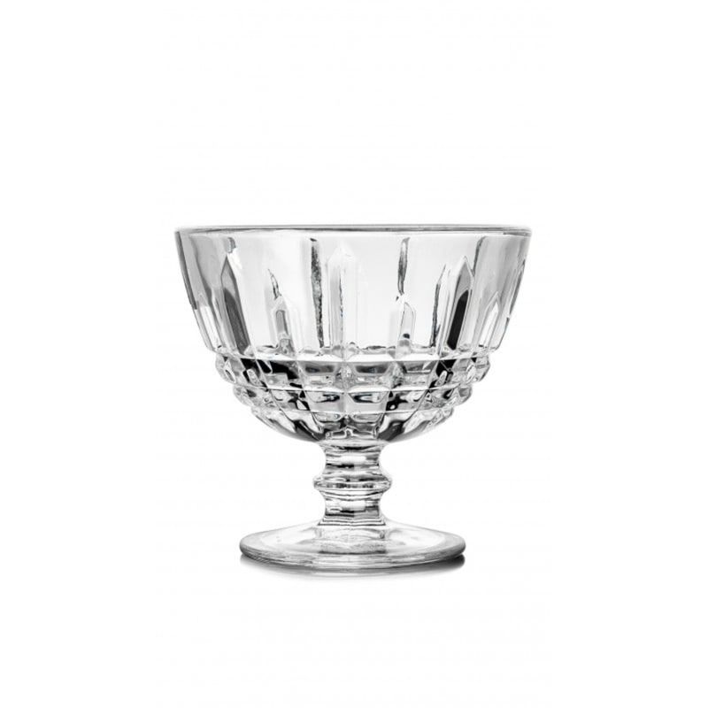 FTA - Set 6 Copas Helado 28,6cl Vintage Vidrio FTA