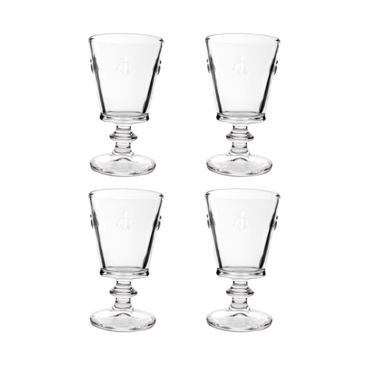 LUGANO - Set 6 Copas Vino Abeja 24cl Lugano Vidrio Lugano