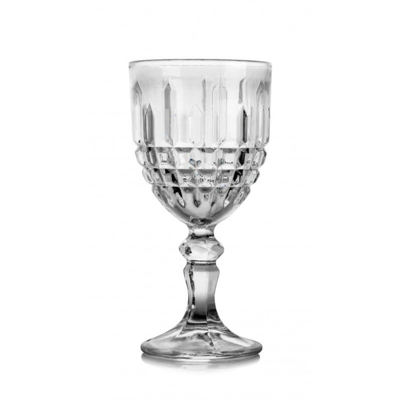 FTA - Set 6 Copas Vino 22,7cl Vintage Vidrio Transparente FTA