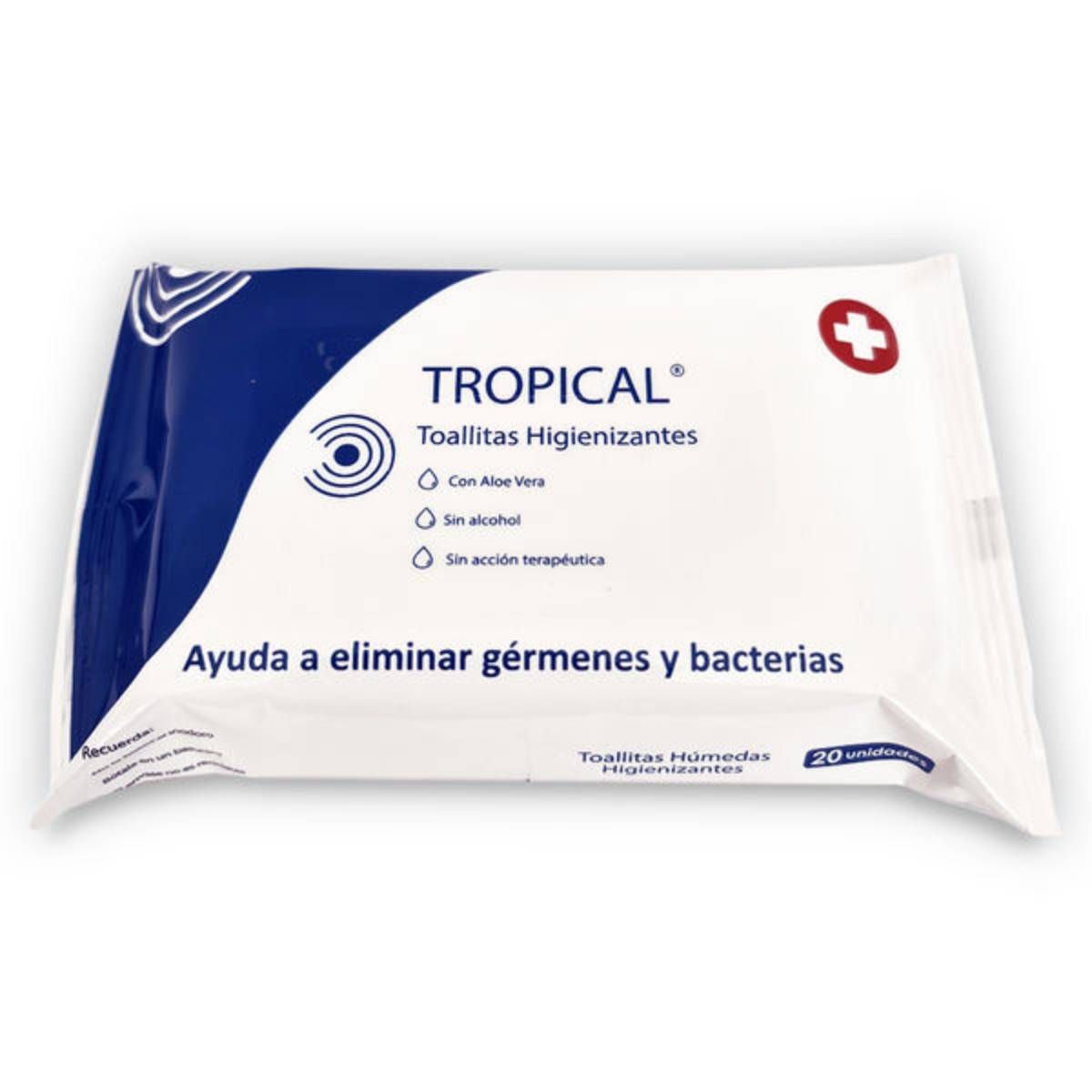 GENERICO - Tropical toallita humeda higienizante 20 unidades