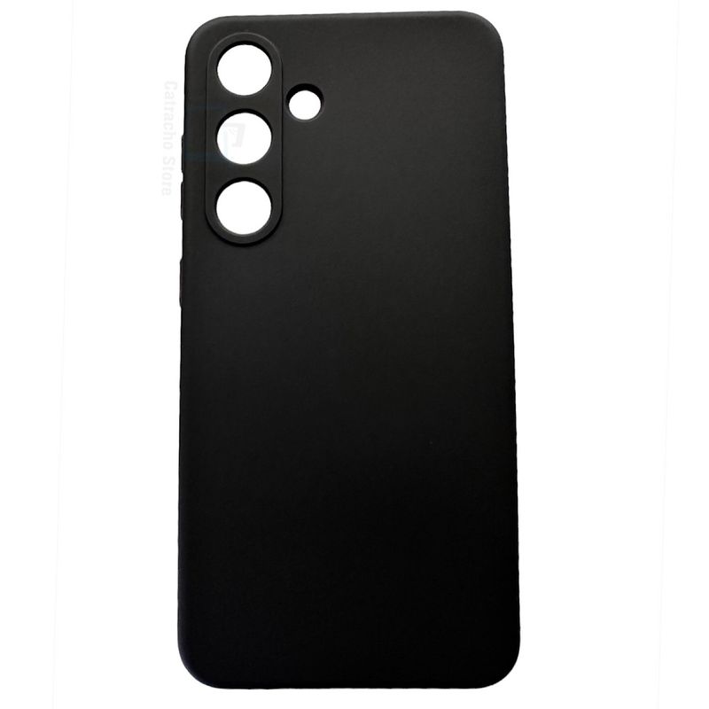 GENERICO - Carcasa Silicona Para Samsung S25 Plus - Negro