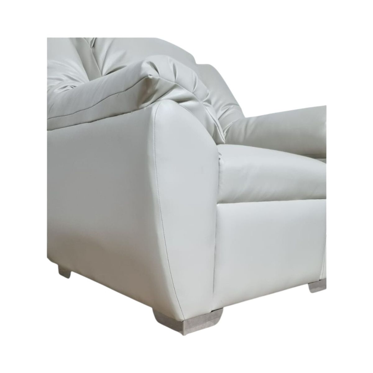 DISEÑOS VALESTRINI - SOFA BRASIL UN CUERPO EN ECOCUERO BEIGE