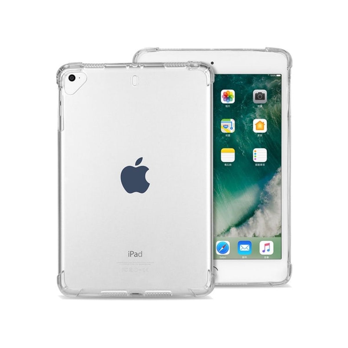 GENERICO - Carcasa Transparente Reforzada Para iPad 9.7 5ta / 6ta Gene