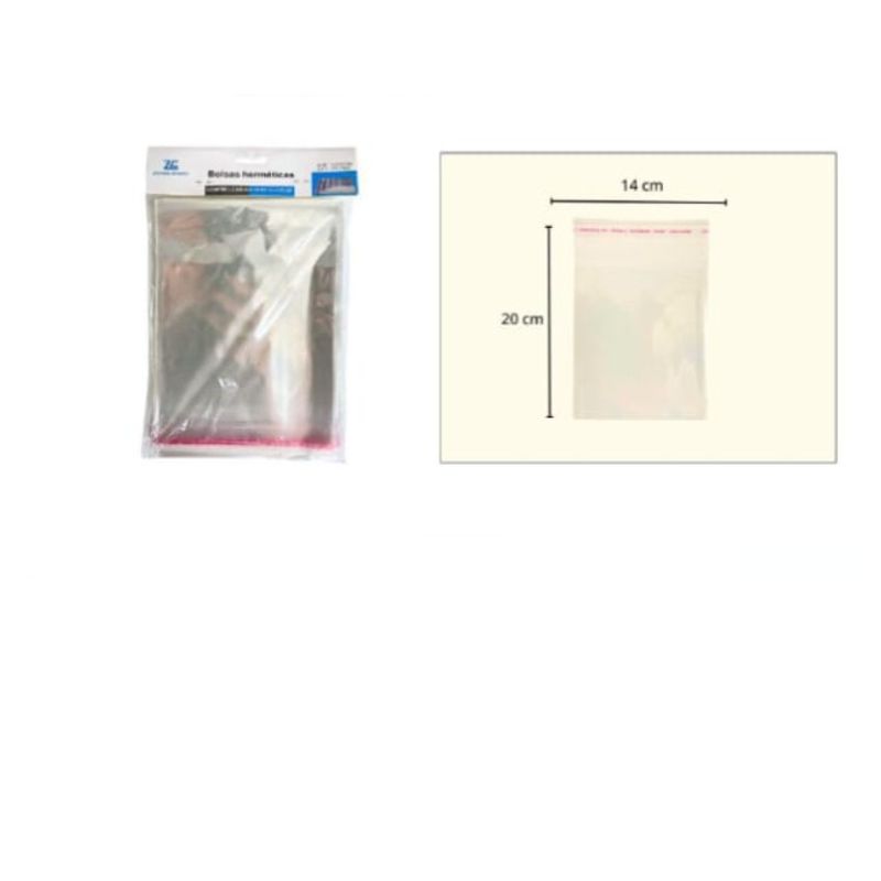GENERICO - Bolsa De Alimentos14X20Cm Cocina Transparente 100Pcs