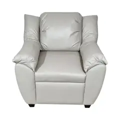 DISEÑOS VALESTRINI - SOFA BRASIL UN CUERPO EN ECOCUERO BEIGE