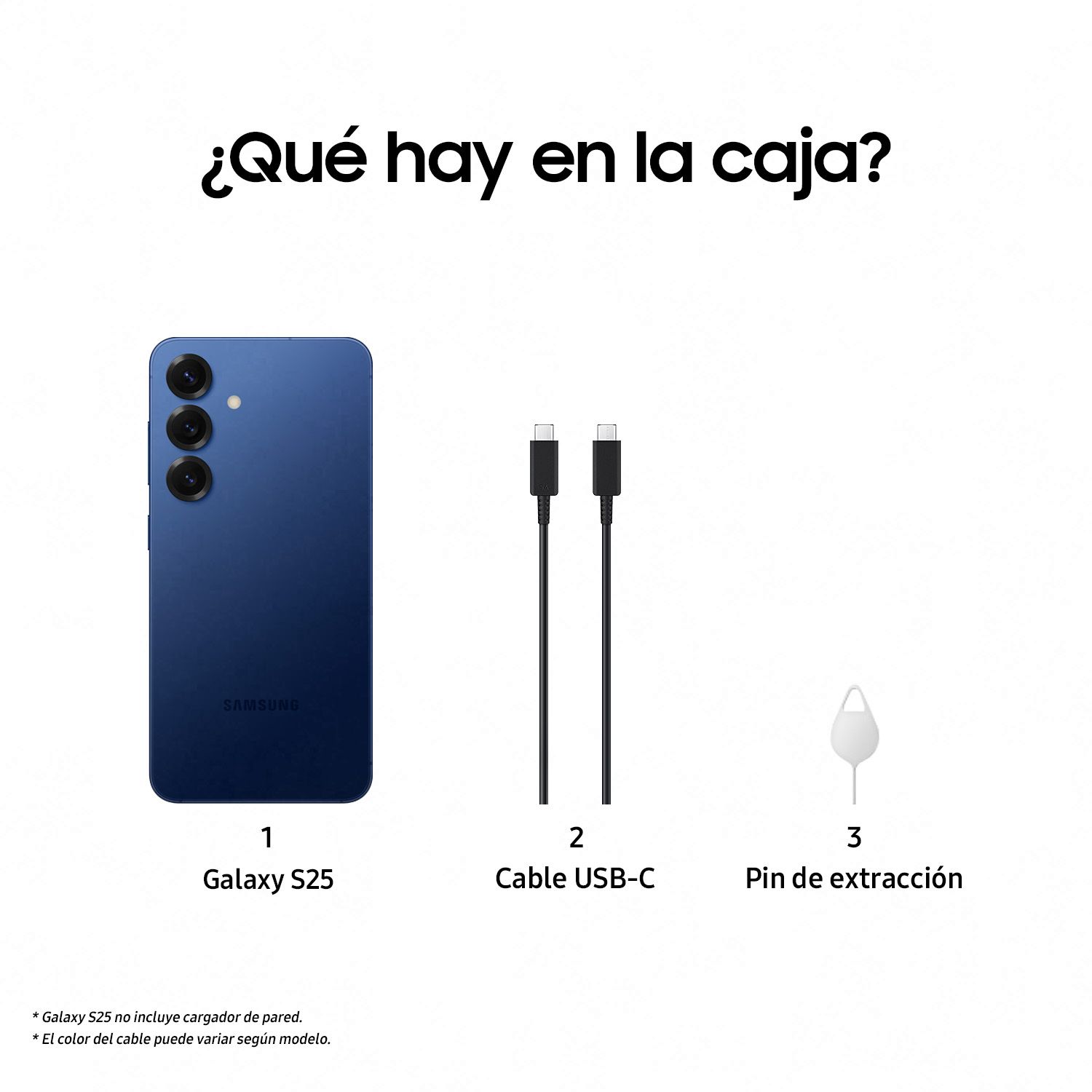 SAMSUNG Samsung Galaxy S25 256GB Azul Marino | Falabella Chile