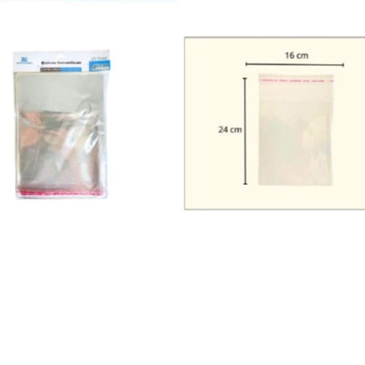 GENERICO - Bolsa De Alimentos 16X24Cm Cocina Transparente 100Pcs