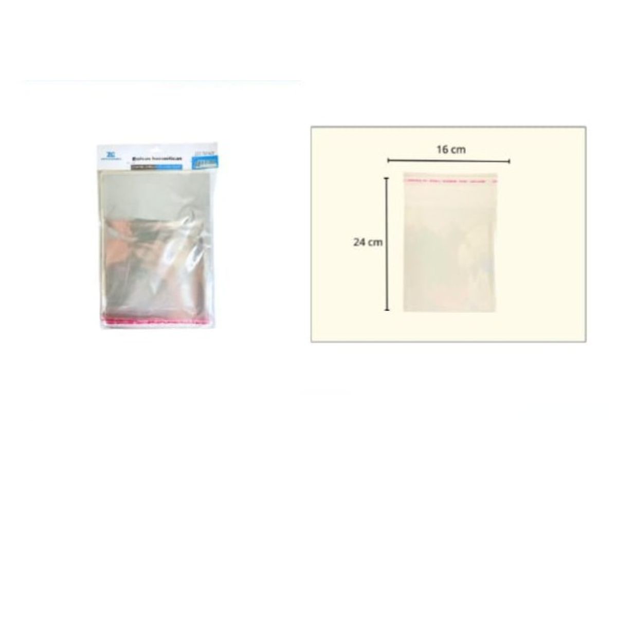 GENERICO - Bolsa De Alimentos 16X24Cm Cocina Transparente 100Pcs