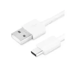 EZRA - Cable Tipo C 2 Metros Carga Rapida 21a Ce Rohs Color Blanco