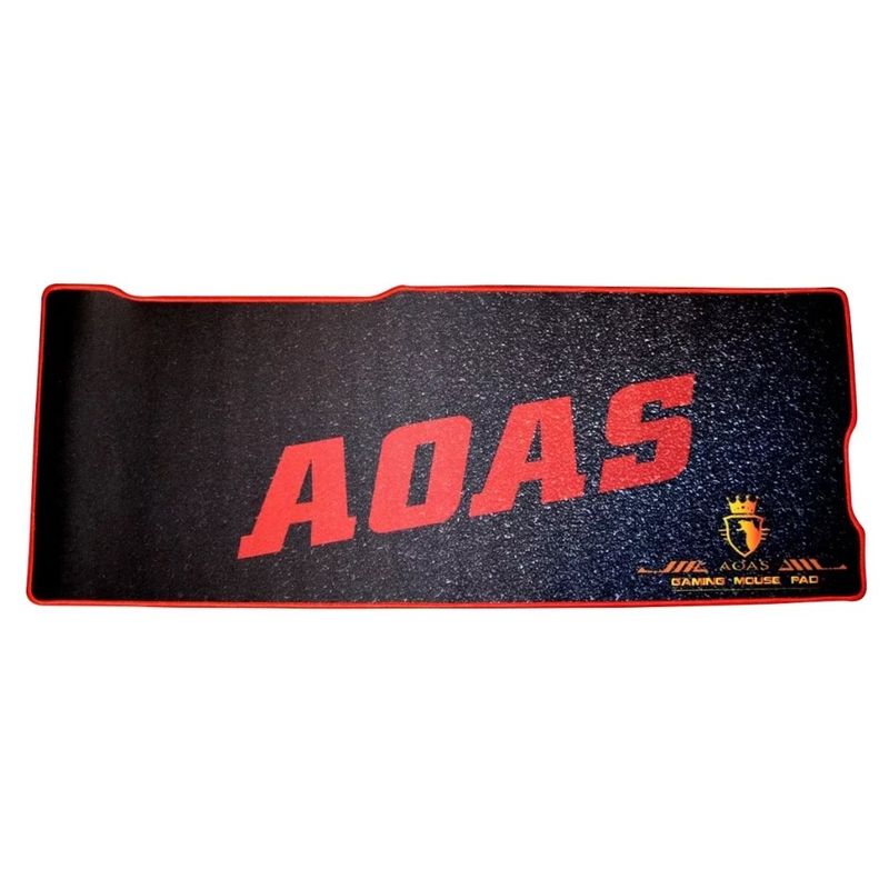 GENERICO - Mouse Pad Gamer S3000 Xxl 80x30 Cm Diseño Negro Rojo Alfombrilla