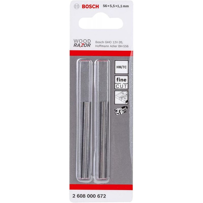BOSCH - CUCHILLOS CEPILLADORA BOSCH JUEGO 2 PIEZAS