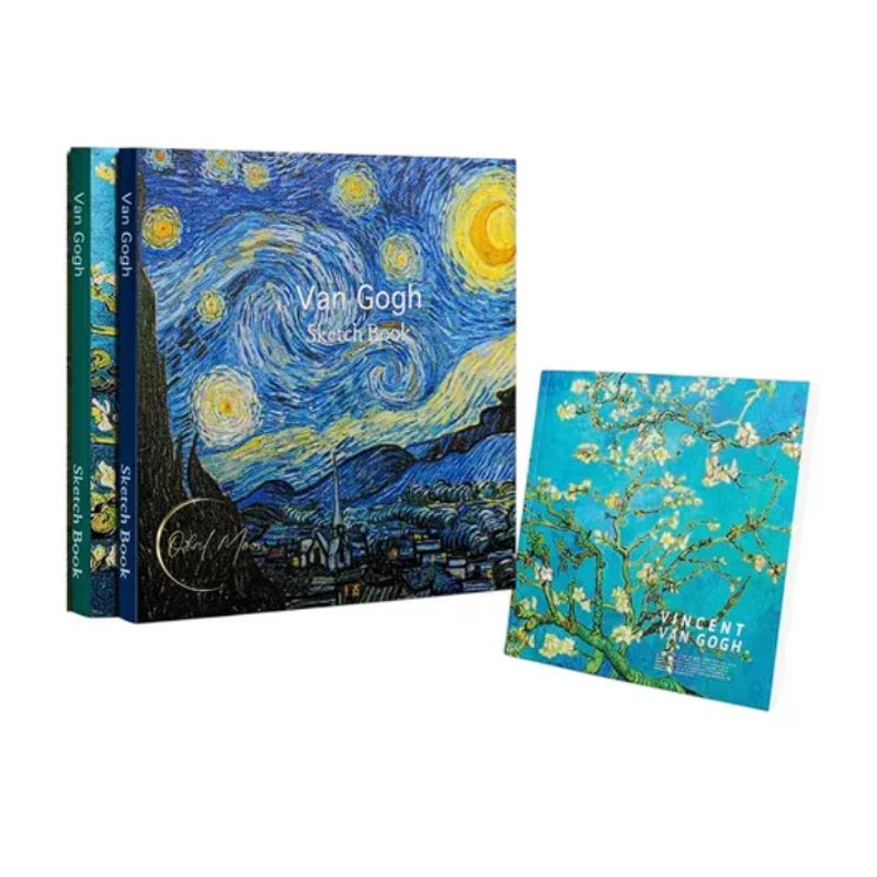 GENERICO - Sketch Book Diseño Van Gogh Para Tus Ideas Al Papel
