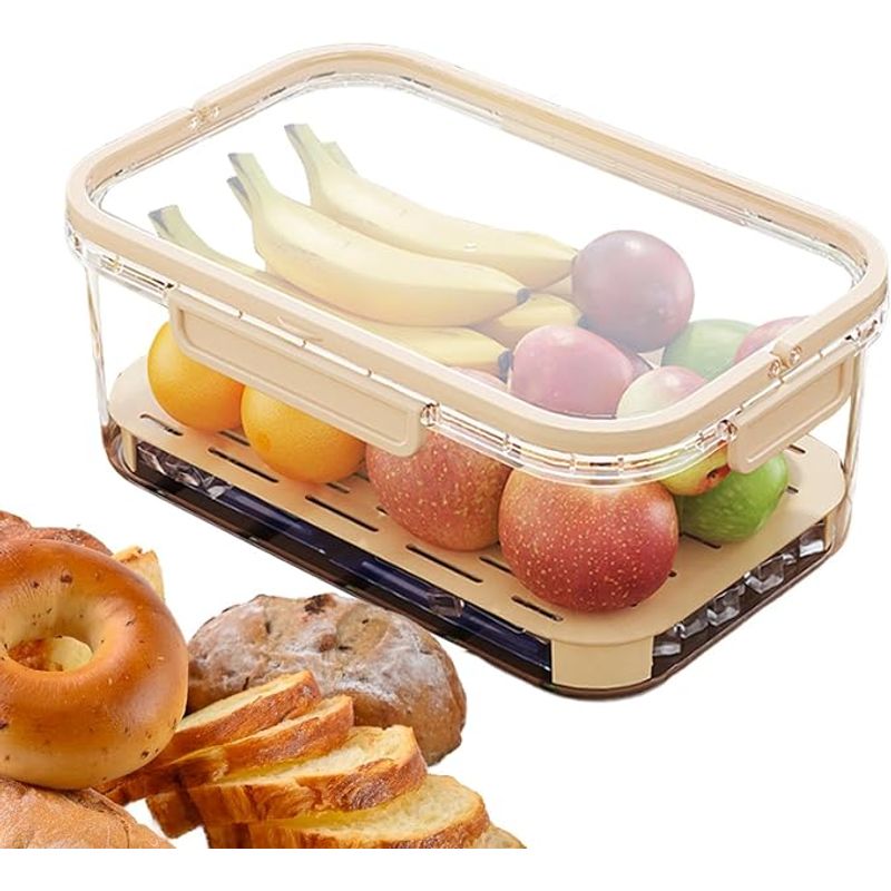 GENERICO - Contenedor Hermético Almacenamiento De Frutas Alimentos Bebidas