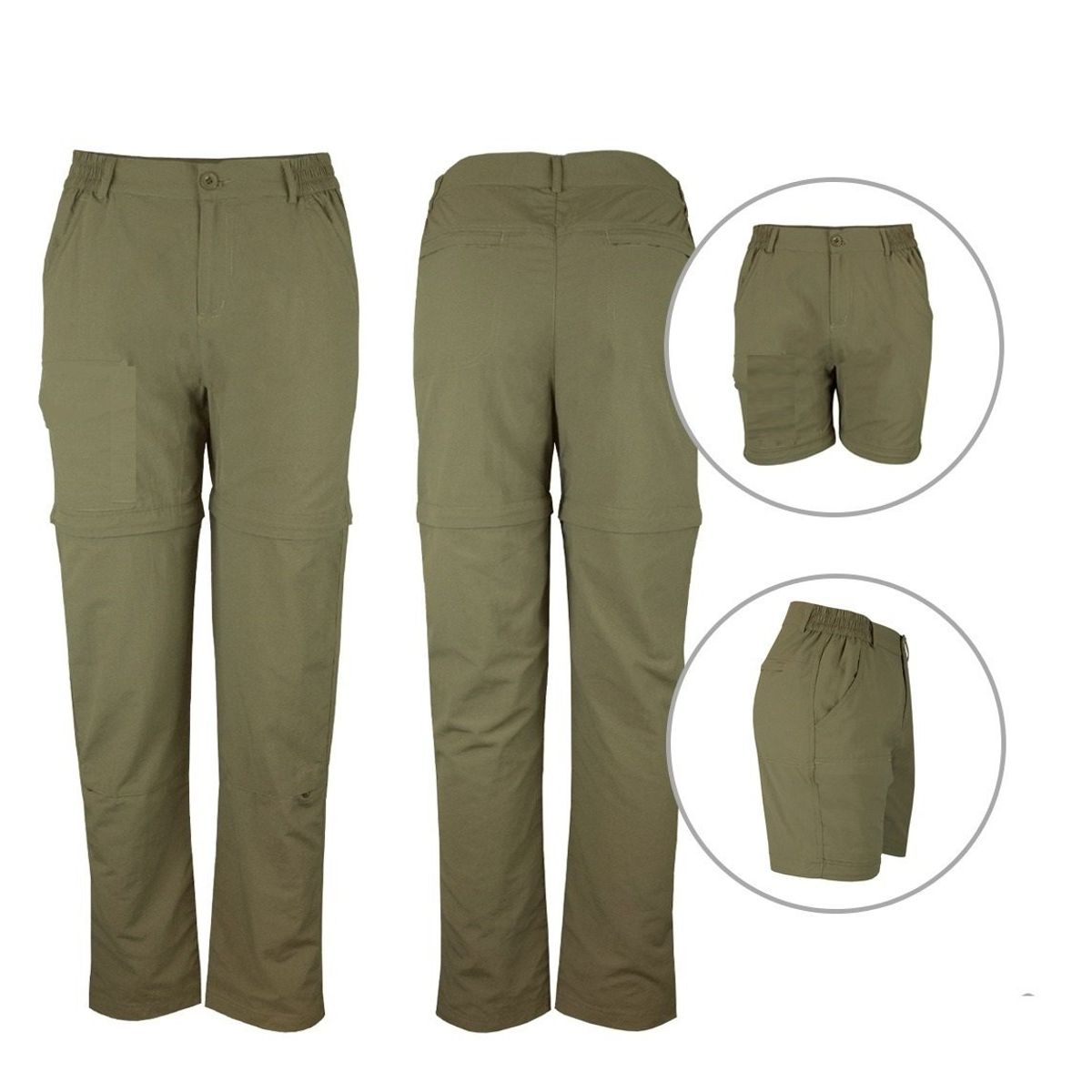 GARSIL - Pantalon Desmontable Para Trekking - Outdoor  Secado Rapido - Mujer