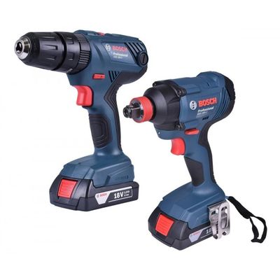 Imagen 2 del producto Kit Taladro Percutor GSB 18+ Llave de impacto GDX 180 +Maletín 06019G52E2