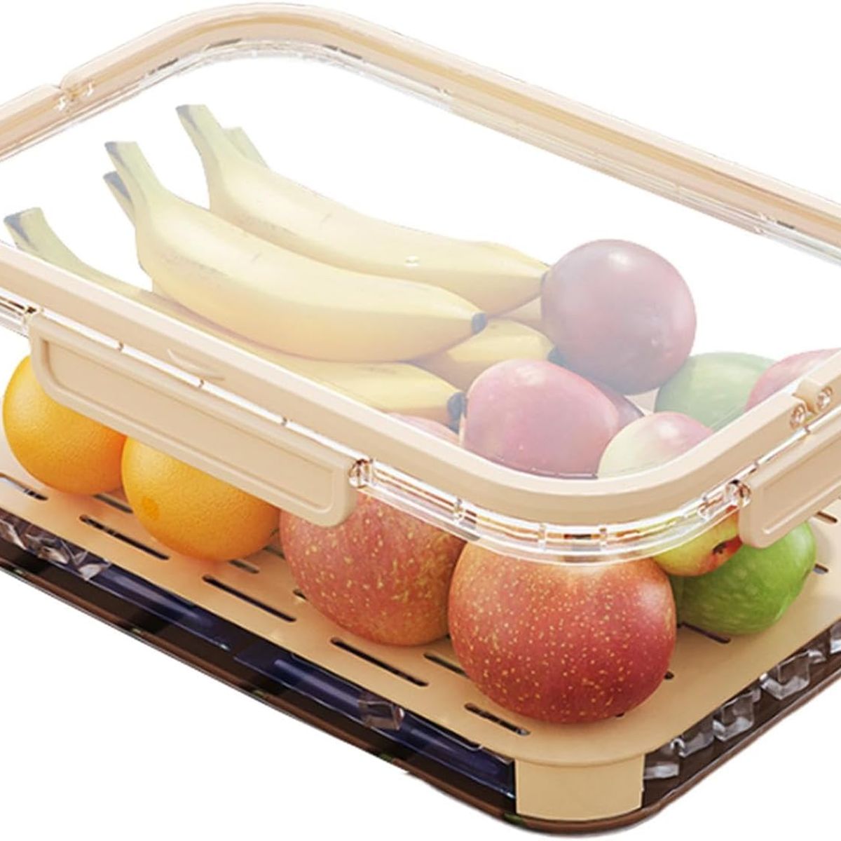 GENERICO - Contenedor Hermético Almacenamiento De Frutas Alimentos Bebidas