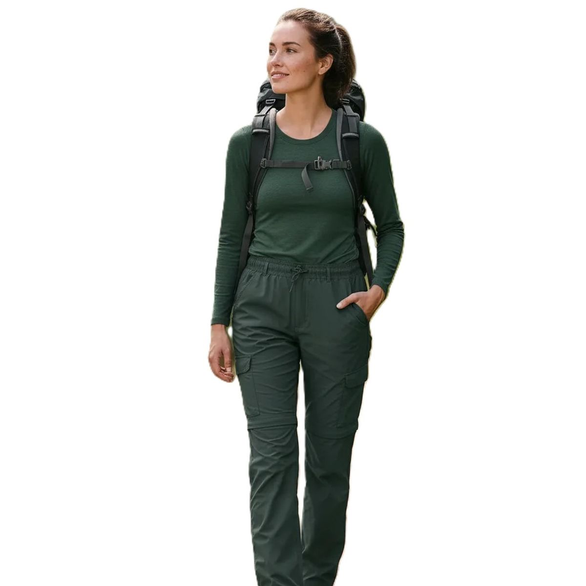 GARSIL - Pantalon Desmontable Para Trekking - Outdoor  Secado Rapido - Mujer