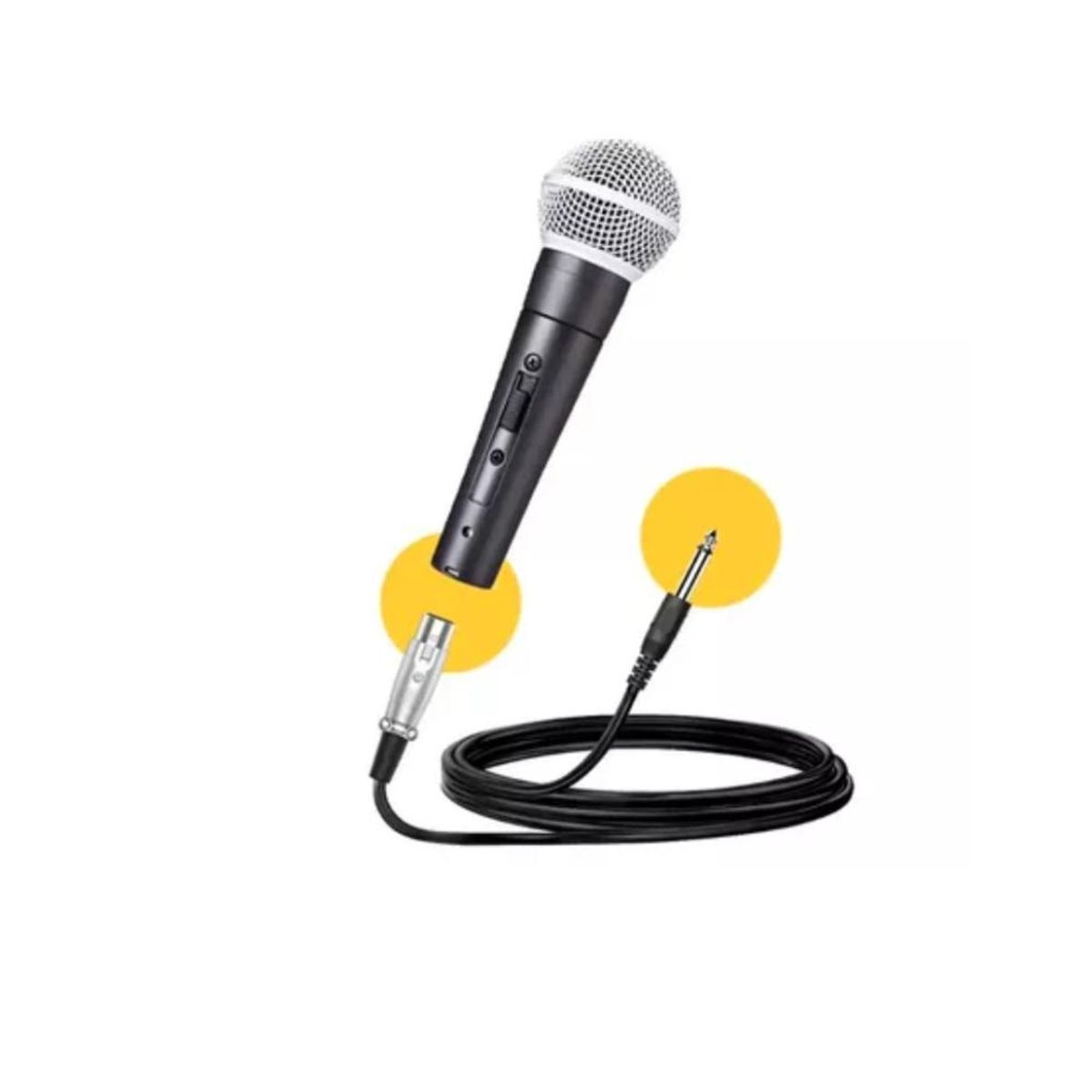 MEKSE - Cable Canon XLR Plug 63 Micrófono instrumentos 6 metros