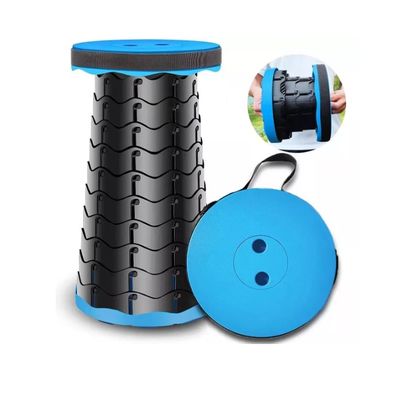 Imagen 2 del producto Taburete Plegable Silla Portatil Camping Retraible Plástico