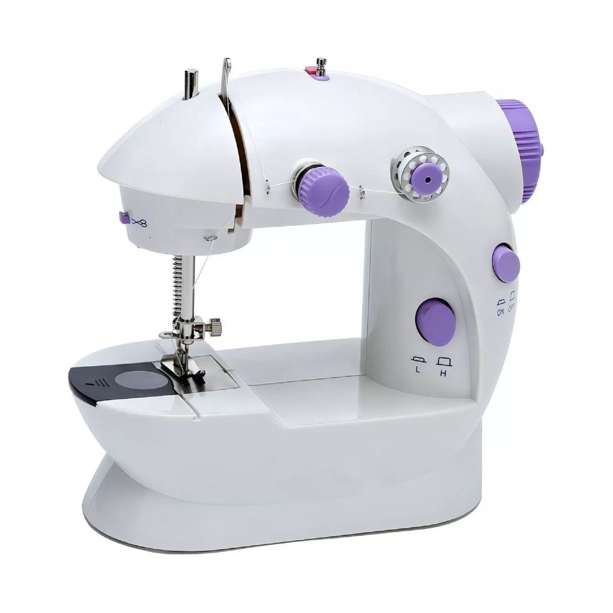 GENERICO - Mini máquina de coser portable color blanco