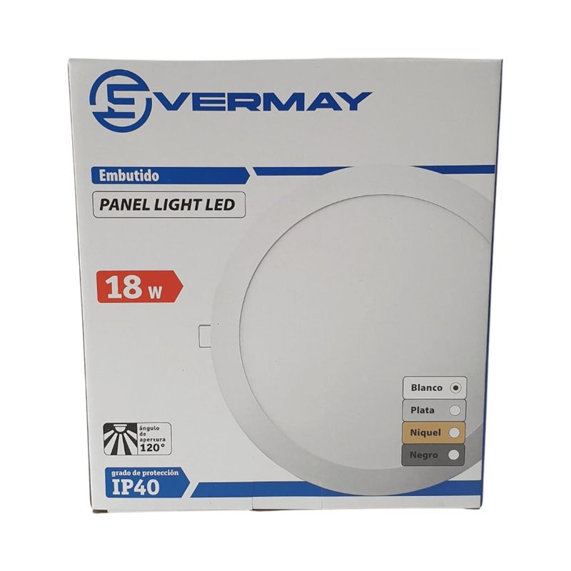 GENERICO - Plafón LED 18W 6500K