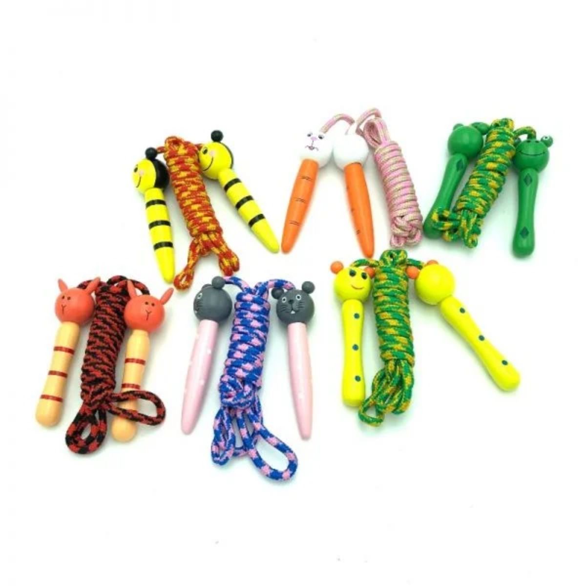 GENERICO - Cuerda Para Saltar Madera