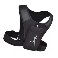 GENERICO - Chaleco Deportivo Ligero Porta Celular Refractante Bolsillo