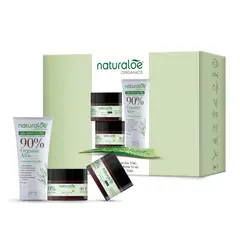 NATURALOE - Set Crema de día + noche Antiage + gel de piel.-