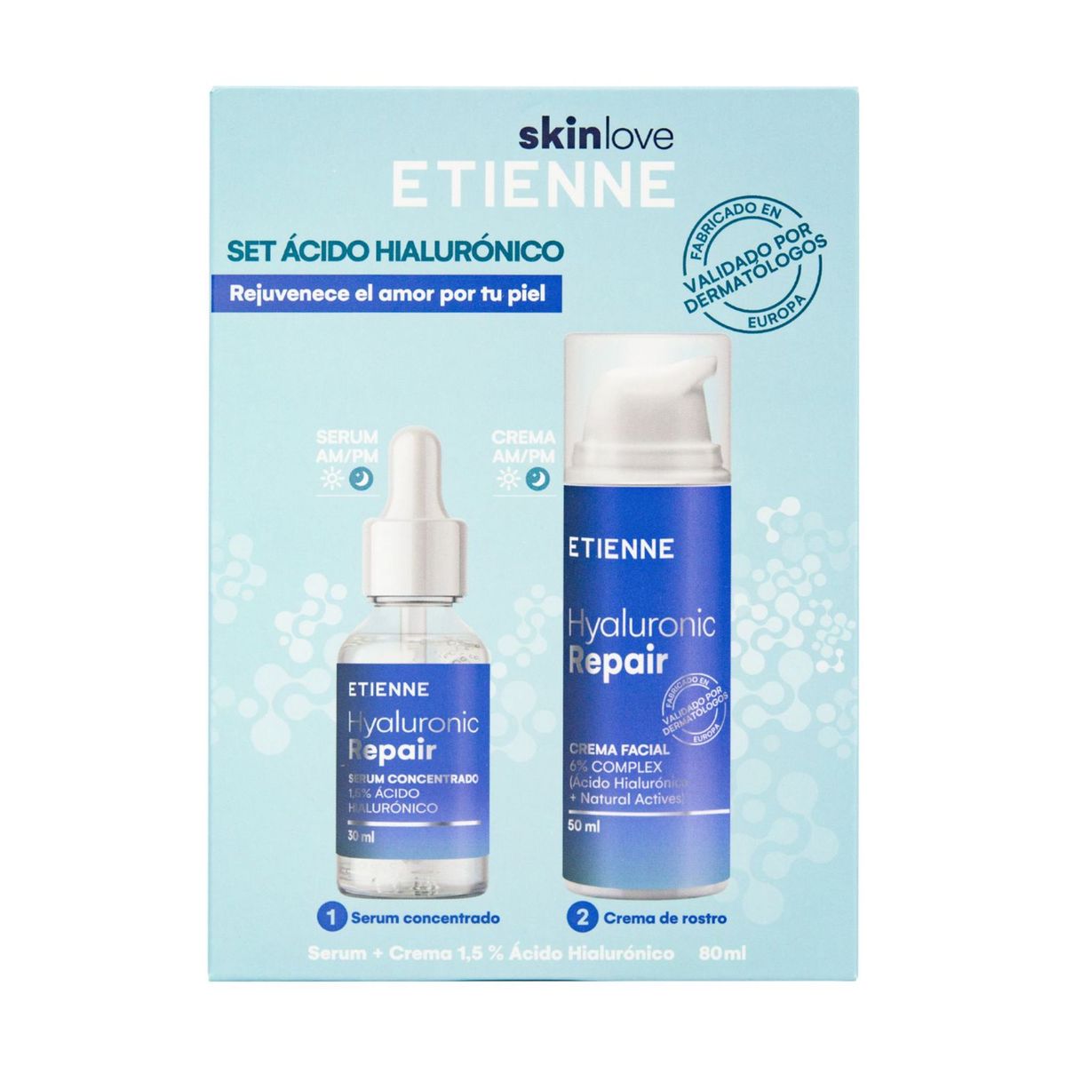 ETIENNE - Set Acido Hyaluronico Serum + Crema