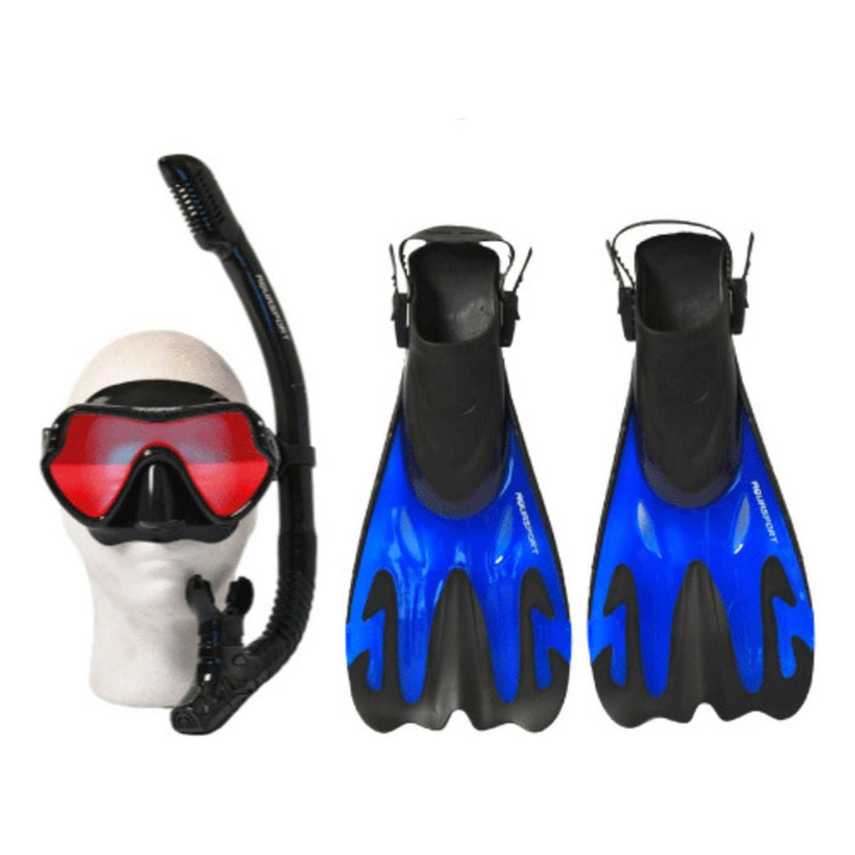 AQUASPORT - Kit Aquasport Reef Filter Magenta - Azul 37-40