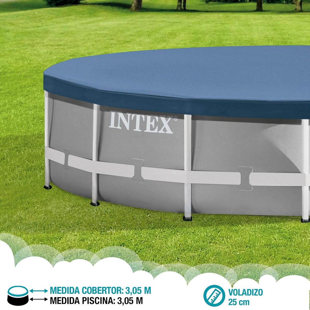 INTEX - Cobertor Para Piscina Estructural Funda 305cm