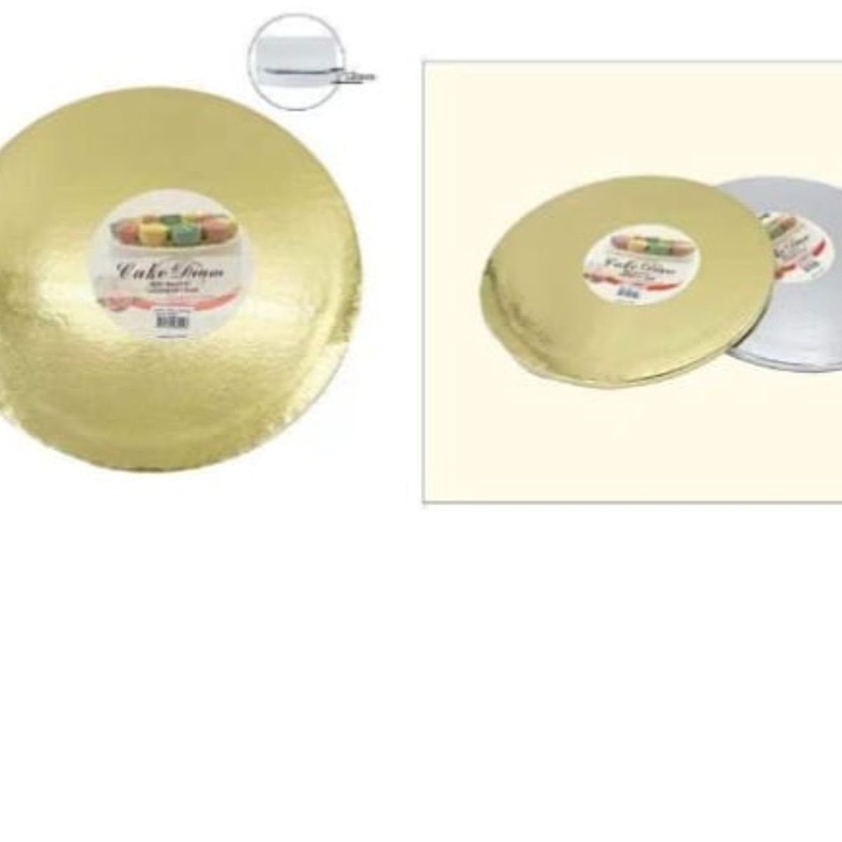 GENERICO - Bandeja De Redonda De Plumavit 30Cm 12In