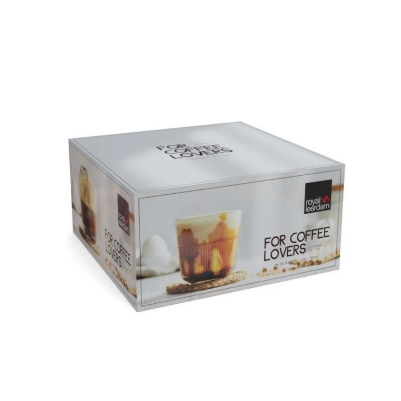 LIBBEY - SET 4 TAZAS AMERICAN COFFEE LOVERS LIBBEY