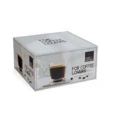 LIBBEY - SET 4 MINI TAZAS ESPRESSO COFFEE LOVERS