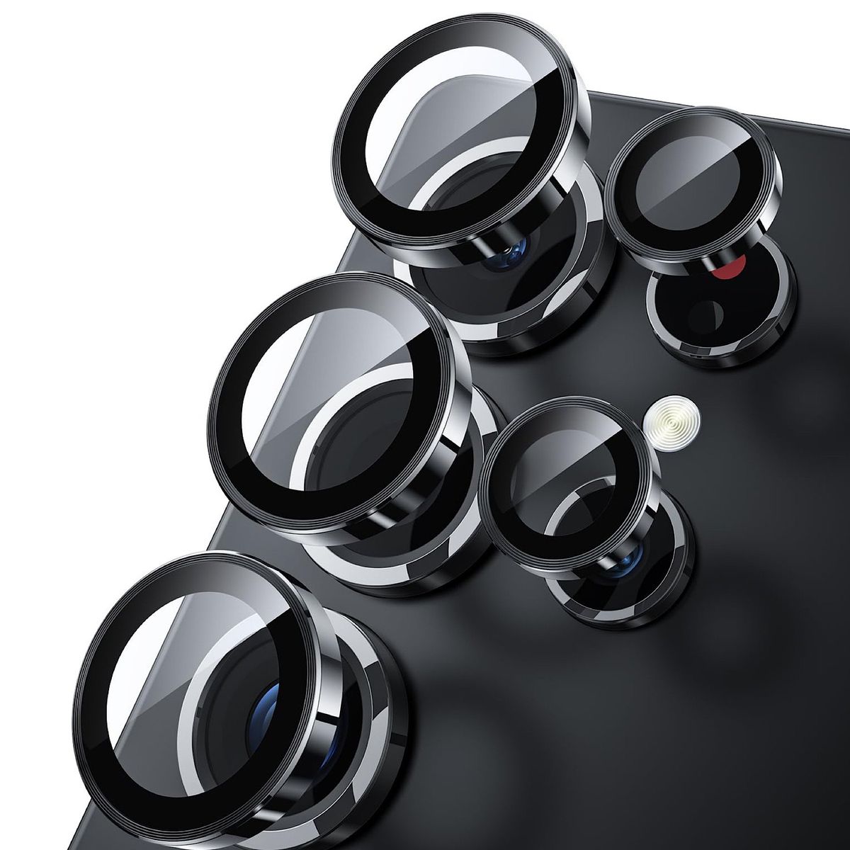 GENERICO - Protector De Lentes Para Samsung S25 Ultra - Negro