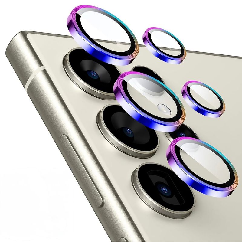 GENERICO - Protector De Lentes Para Samsung S25 Ultra - Multicolor