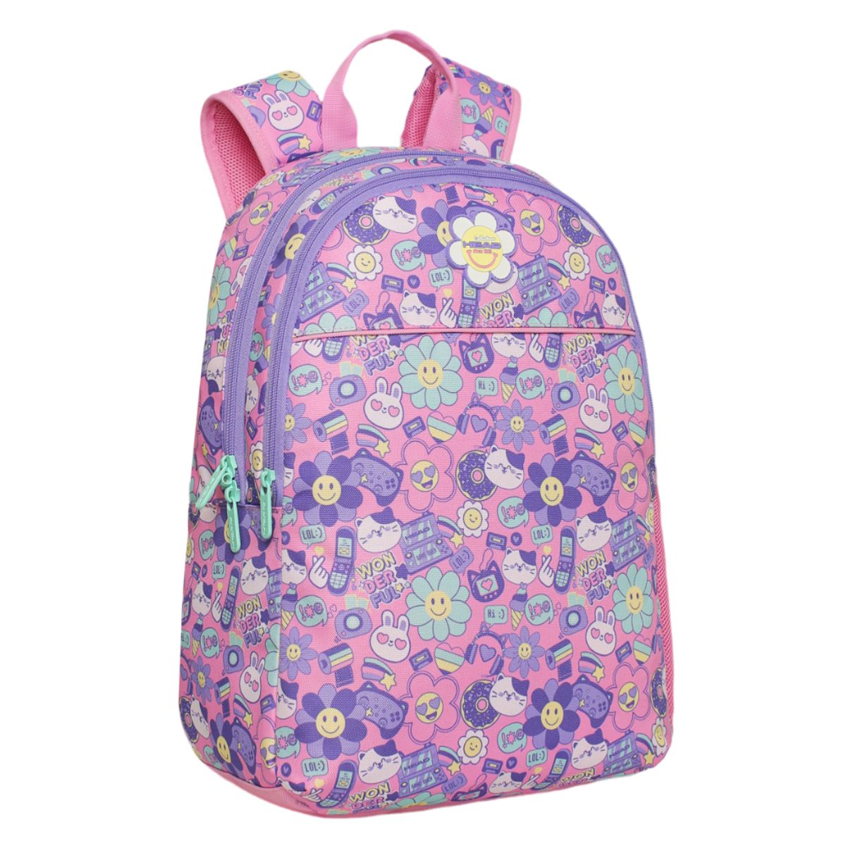 HEAD - Pack Cool Escolar Mujer Emoticones Rosado Head