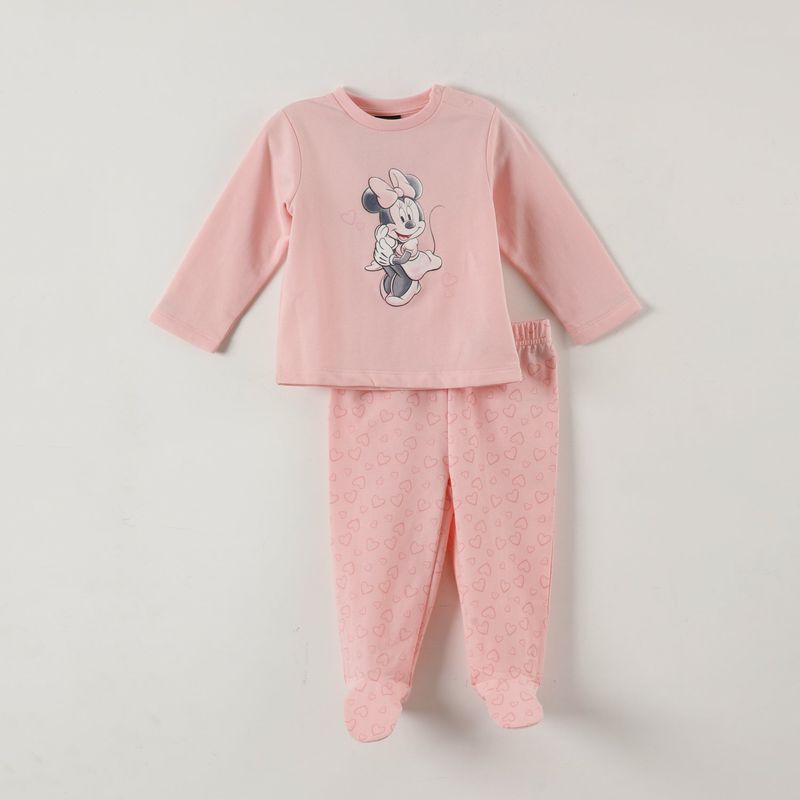 DISNEY - Pijama Bebe Minnie Sweets Rosado Disney