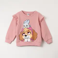 PAW PATROL - Poleron Cerrado Niña Bunny Rosado