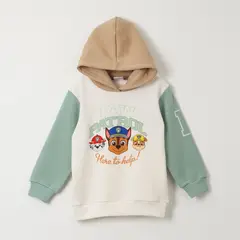 PAW PATROL - Poleron Cerrado Niño Here To Help! Blanco