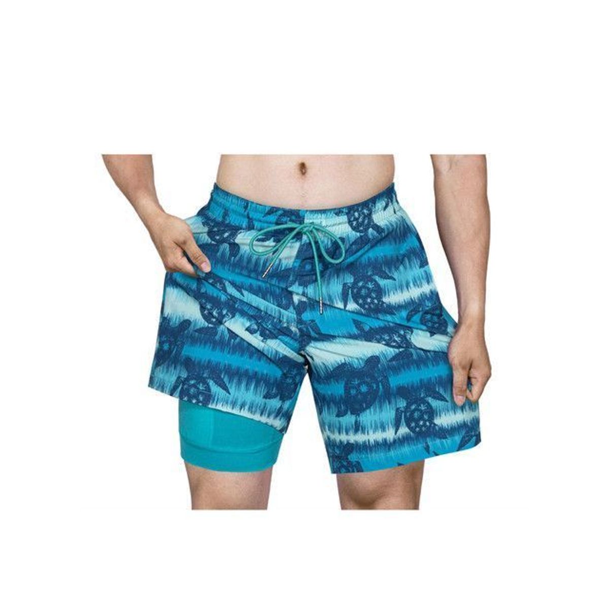 GENERICO - Traje de Baño 2 en 1 Turtle printed