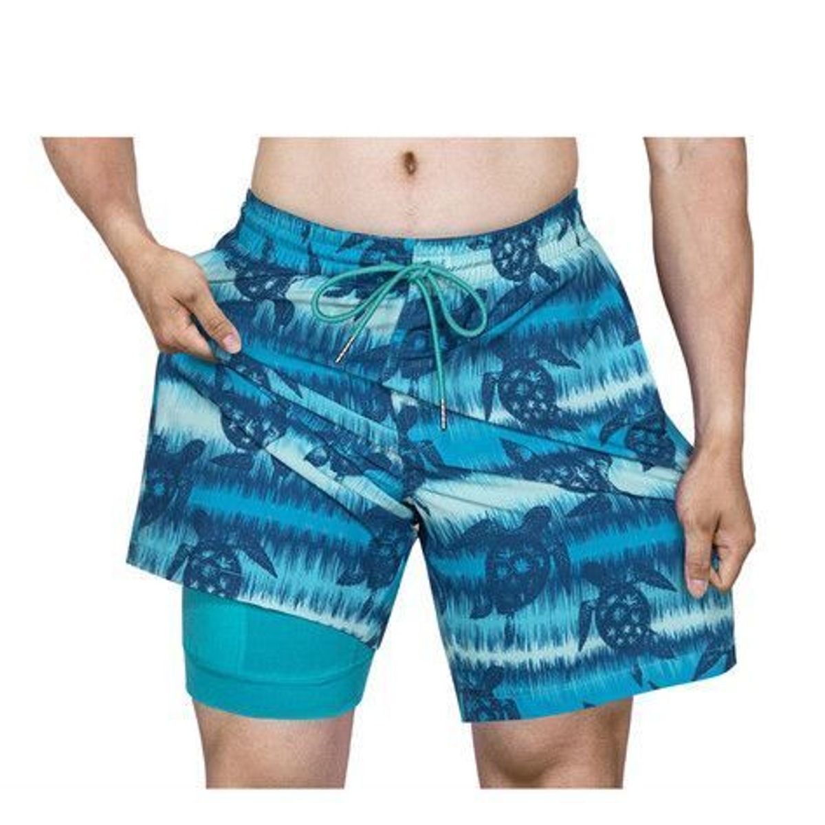 GENERICO - Traje de Baño 2 en 1 Turtle printed