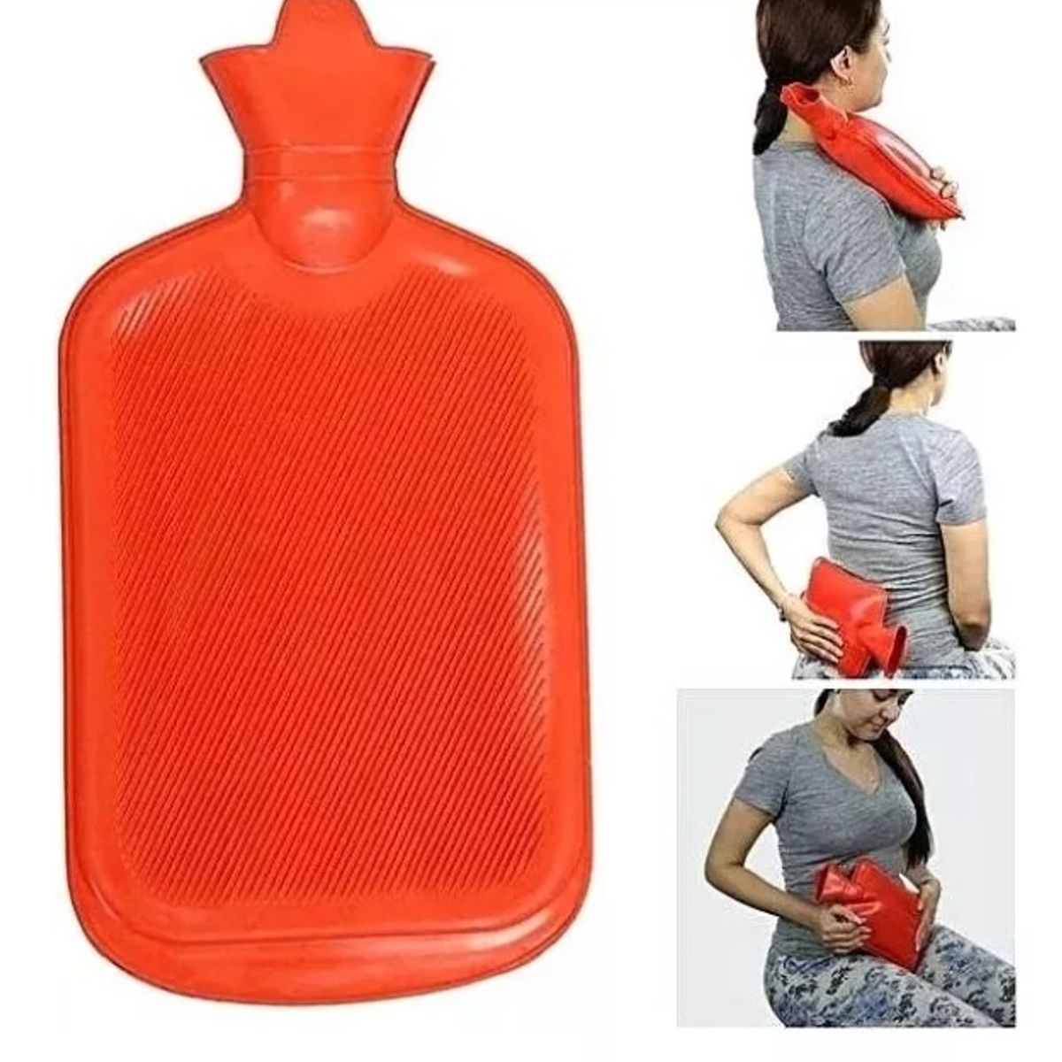 GENERICO - Guatero 2lts Térmica Forro Polar Hule Bolsa Agua Caliente