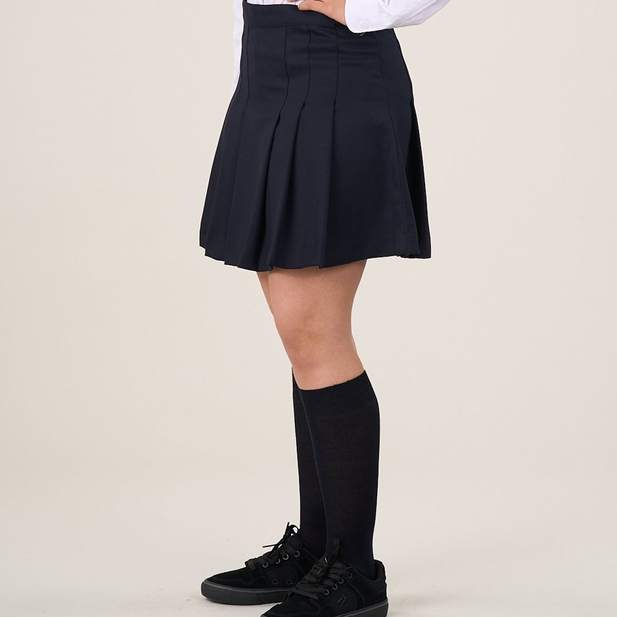 POLEMIC - Falda escolar azul Talla 12 a 18 Polemic