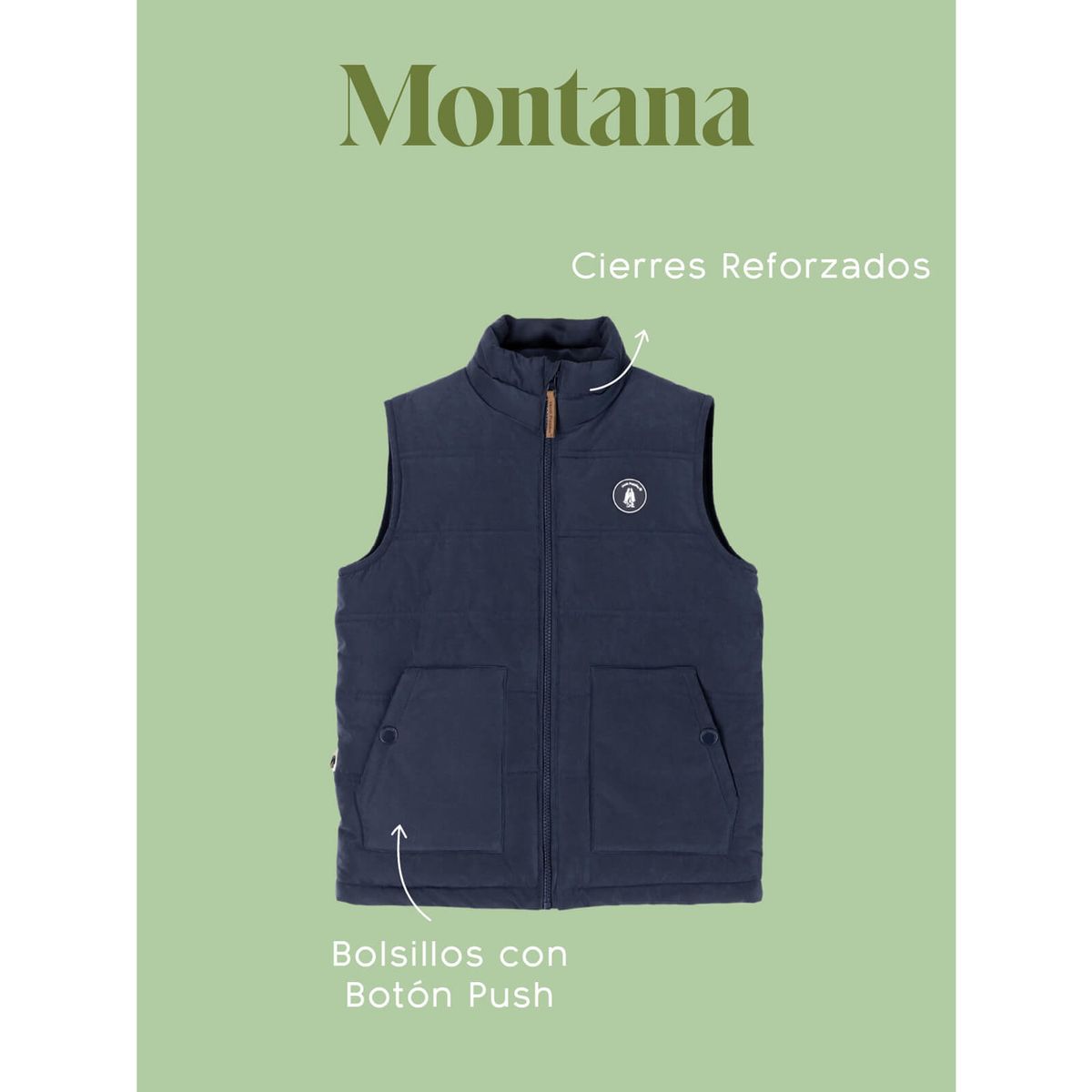 HUSH PUPPIES - Parka Impermeable Azul Marino Montaña Niño HUSH PUPPIES